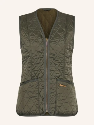 Barbour Kamizelka Pikowana Betty gruen CIEMNOZIELONY