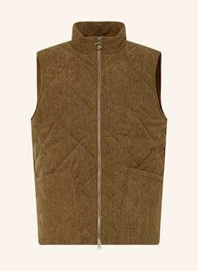 Barbour Kamizelka Pikowana Liddesdale Ze Sztruksu braun