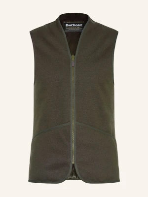 Barbour Kamizelka Warm Pile gruen CIEMNOZIELONY