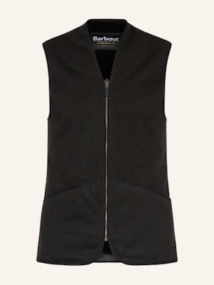 Barbour Kamizelka Warm Pile schwarz