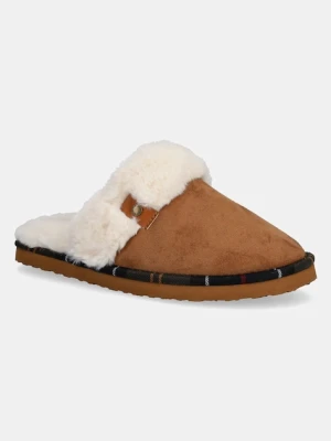 Barbour kapcie Claudia kolor brązowy LSL0033TA51