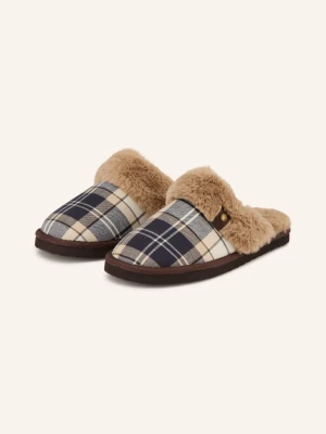 Barbour Kapcie Claudia Z Sztucznym Futerkiem braun brązowy