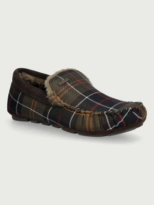 Barbour kapcie męskie Monty zielony