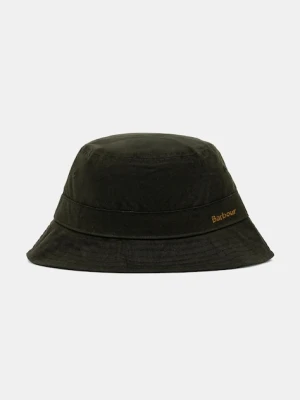 Barbour kapelusz bawełniany kolor zielony LHA0519