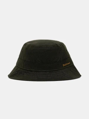 Barbour kapelusz bawełniany zielony