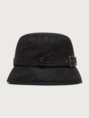 Barbour kapelusz bucket damski bawełniany czarny
