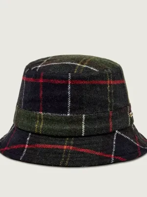 Barbour Kapelusz Heidi Tartan | z dodatkiem wełny