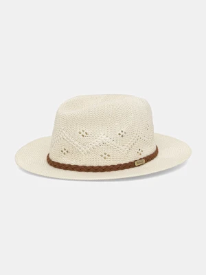 Barbour kapelusz słomkowy damski Flowerdale beżowy