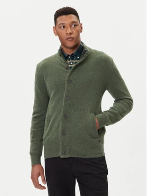 Barbour Kardigan Essential MKN0731OL51 Zielony Regular Fit