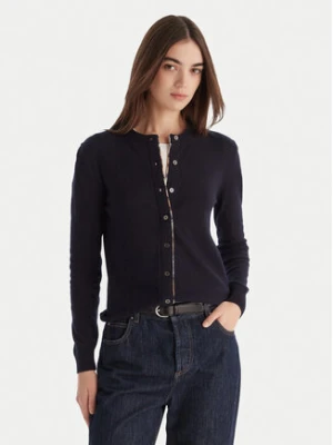 Barbour Kardigan Pendle LKN1076NY78 Granatowy Regular Fit