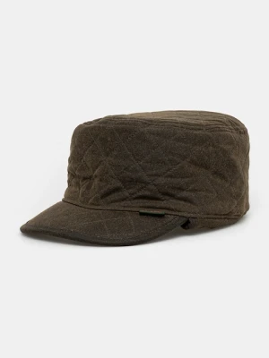Barbour kaszkiet bawełniany kolor zielony MHA0044