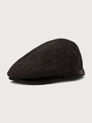 Barbour kaszkiet męski z wełną brązowy