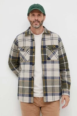 Barbour koszula bawełniana Cannich Overshirt męska regular z kołnierzykiem klasycznym MOS0117