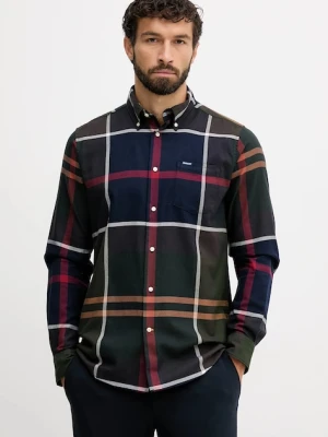 Barbour koszula bawełniana DUNOON męska kolor multicolor regular z kołnierzykiem button-down MSH4980