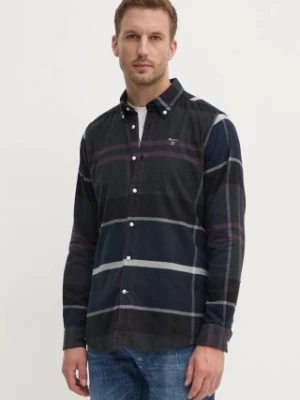 Barbour koszula bawełniana męska slim z kołnierzykiem button-down