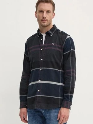 Barbour koszula bawełniana męska slim z kołnierzykiem button-down