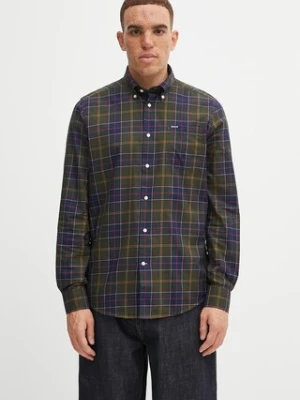 Barbour koszula bawełniana męska slim z kołnierzykiem button-down