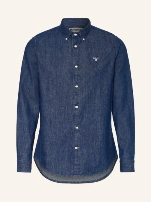 Barbour Koszula Jeansowa Crest Tailored Fit blau