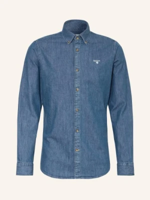 Barbour Koszula Jeansowa Crest Tailored Fit blau
