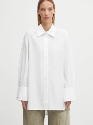 Barbour koszula jeansowa Evette Shirt damska kolor biały relaxed z kołnierzykiem klasycznym LSH1712WH11