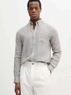 Barbour koszula lniana Linton Tailored Shirt