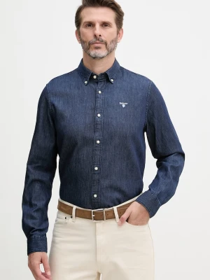 Barbour Koszula męska jeansowa granatowy