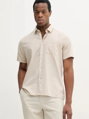 Barbour koszula męska z lnu Shirt Dept - Summer