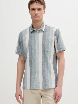 Barbour koszula Portwell Summer Fit Shirt męska kolor niebieski regular z kołnierzykiem klasycznym MSH5442