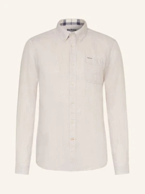 Barbour Koszula Z Lnu Linton Tailored Fit beige