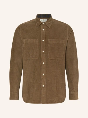 Barbour Koszula Z Sztruksu O Kroju Comfort Fit braun KHAKI