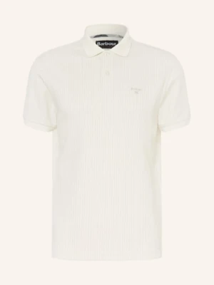 Barbour Koszulka Polo Z Dżerseju Harworth Tailored Fit weiss