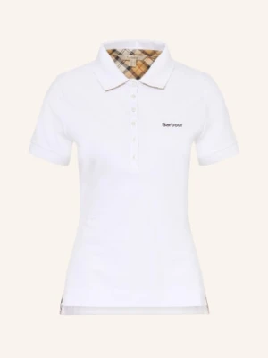 Barbour Koszulka Polo Z Dżerseju Portsdown weiss