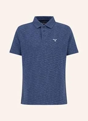Barbour Koszulka Polo Z Dzianiny Hepple blau