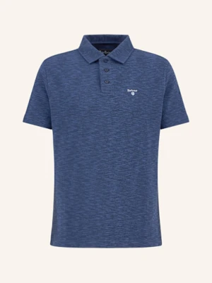 Barbour Koszulka Polo Z Dzianiny Hepple blau