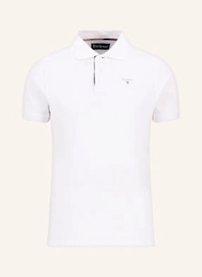 Barbour Koszulka Polo Z Piki weiss