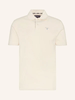 Barbour Koszulka Polo Z Piki weiss