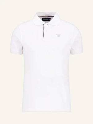 Barbour Koszulka Polo Z Piki weiss