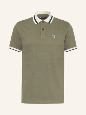 Barbour Koszulka Polo Z Pikowanym Wzorem Anthorn gruen