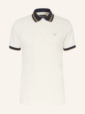 Barbour Koszulka Polo Z Pikowanym Wzorem Anthorn weiss biały