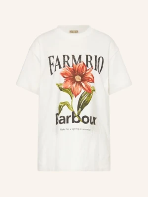 Barbour Koszulka Wild Flower Oversized Graphic weiss
