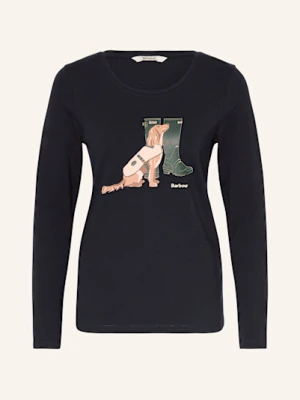 Barbour Koszulka Z Długim Rękawem Hedley blau