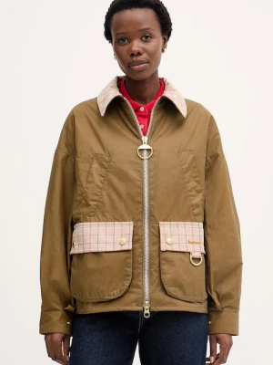 Barbour krótka kurtka damska bawełniana Launton