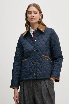 Barbour kurtka 30th Anniversary Cropped Liddesdale damska kolor granatowy przejściowa LQU1752