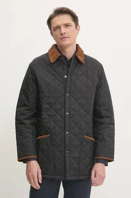 Barbour kurtka 30th Anniversary Liddesdale Quilted Jacket męska kolor czarny przejściowa MQU1816