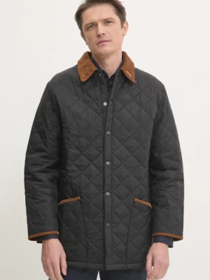 Barbour kurtka 30th Anniversary Liddesdale Quilted Jacket męska kolor czarny przejściowa MQU1816