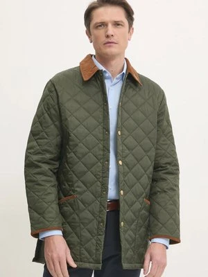 Barbour kurtka 30th Anniversary Liddesdale Quilted Jacket męska kolor zielony przejściowa MQU1816