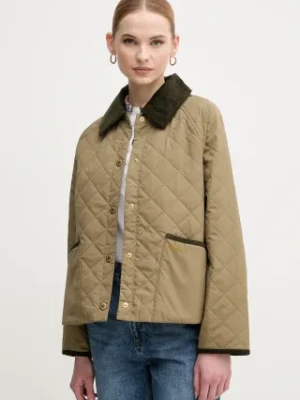 Barbour kurtka Anise kolor zielony przejściowa oversize LQU1813GN32