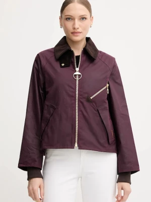 Barbour kurtka ARLENE kolor bordowy przejściowa LWX1482