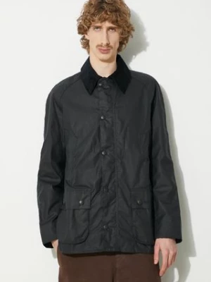 Barbour kurtka Ashby Wax Jacket męska kolor granatowy przejściowa MWX0339