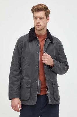 Barbour kurtka Ashby Wax Jacket męska kolor szary przejściowa MWX0339